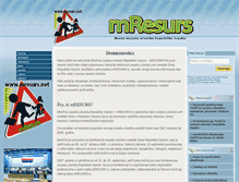 Tablet Screenshot of mresurs.net